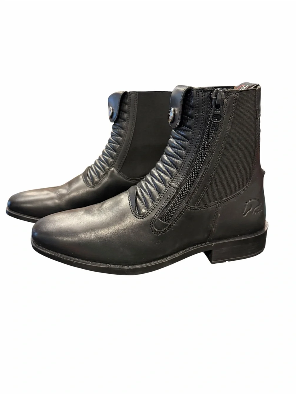 HKM Jodhpur Riding Boots NEW Killarney London Size 38 US 7.5 Equestrian Zip Up